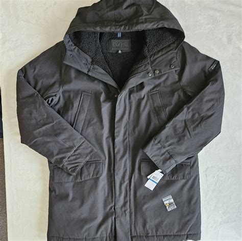 NWT Men Michael Kors Otto Sherpa Parka Jacket .